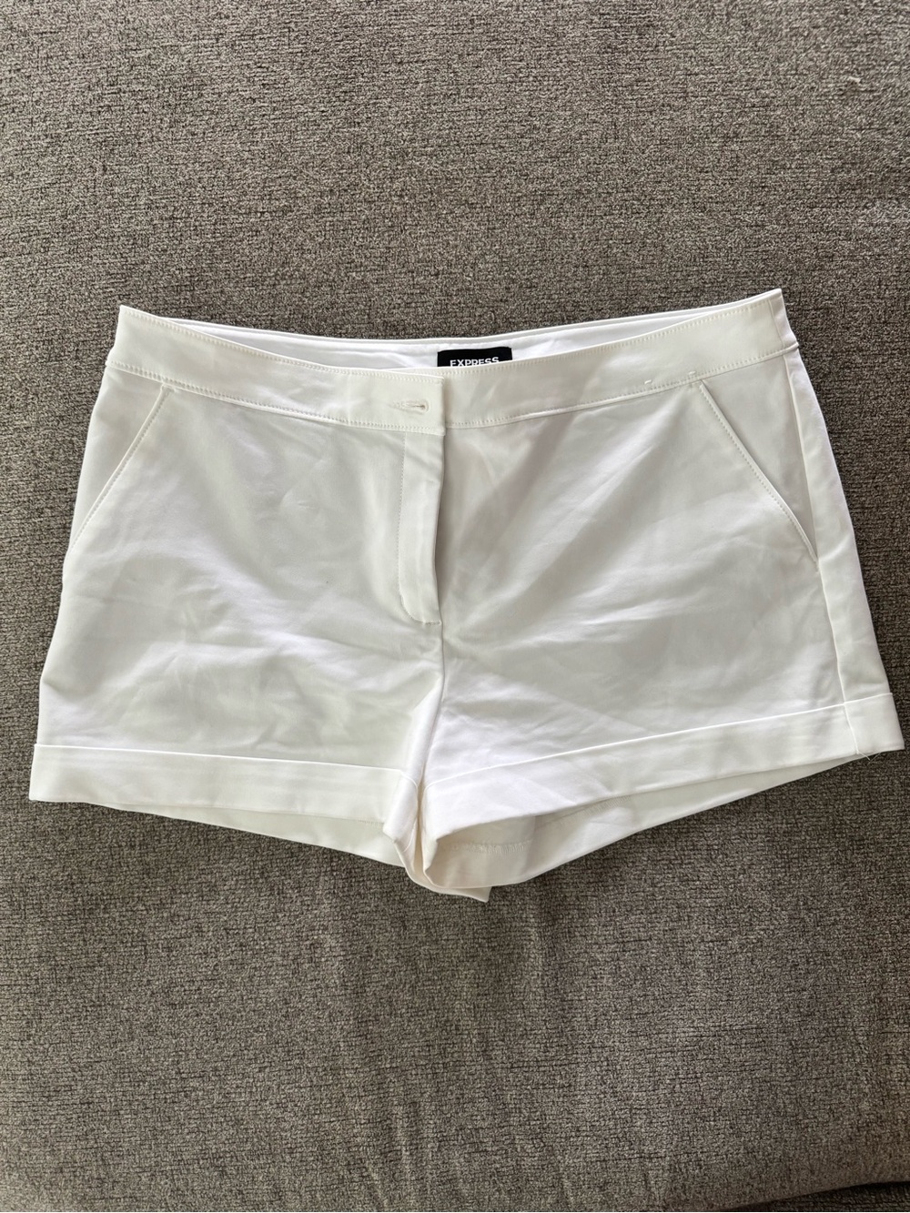 Express White Women's Tailored Shorts
